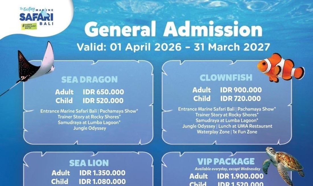 Marine Safari Bali tickets